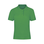 Polo femme 100 % coton piqué, manches courtes 180 g/m² couleur vert première vue