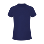 T-shirt technique femme manches courtes raglan polyester 135 g/m² couleur bleu marine première vue