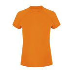 T-shirt technique femme manches courtes raglan polyester 135 g/m² couleur orange fluorescent première vue