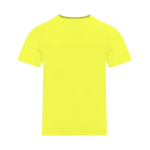 T-shirt technique enfant en polyester à manches courtes 135 g/m² couleur jaune fluorescent première vue
