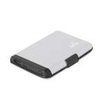 Porte-cartes 2 en 1 en aluminium avec powerbank et protection RFID deuxième vue