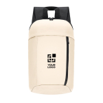 Sac à dos d’entreprise en cuir synthétique avec fermeture éclair vue principale