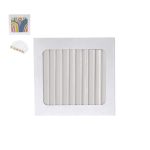 Crayons en bois blancs en boîte de 12 pour gravure numérique