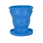 Set dentaire de voyage avec brosse et gobelet pliable, sac plastique troisième vue