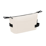 Trousse en cuir synthétique avec fermeture éclair et poignée latérale deuxième vue