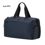 Sac de voyage en cuir synthétique avec compartiment à chaussures