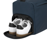 Sac de voyage en cuir synthétique avec compartiment à chaussures quatrième vue