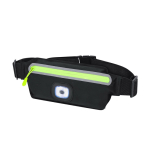 Banane de sport en polyester avec lampe frontale rechargeable  troisième vue