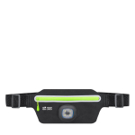 Banane de sport en polyester avec lampe frontale rechargeable vue principale