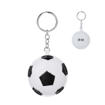 Porte-clés en forme de ballon de football en cuir synthétique vue principale