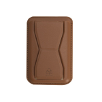 Porte-cartes en similicuir avec fixation magnétique pour téléphone sixième vue