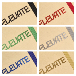 Carnet A5 à couverture rigide en carton recyclé, pages lignées cinquième vue