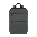 Sac à dos extensible en cuir synthétique avec compartiment pour PC 15” couleur gris foncé première vue
