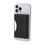 Porte-cartes en similicuir recyclé, fixation et fermeture magnétique deuxième vue