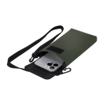 Sac bandoulière en similicuir avec fermeture velcro et sangle réglable troisième vue