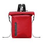 Sac à dos imperméable avec fermeture enroulable et capacité de 30 L couleur rouge première vue
