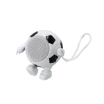 Enceinte dansante au design ballon de football avec anse de transport