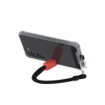 Bracelet porte-téléphone réglable avec mousqueton et support deuxième vue