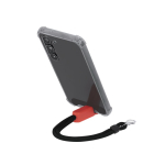 Bracelet porte-téléphone réglable avec mousqueton et support troisième vue