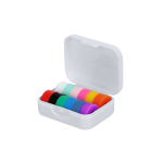 Identificateur de verres, 12 marqueurs en silicone, plusieurs couleurs couleur blanc première vue