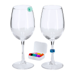 Identificateur de verres, 12 marqueurs en silicone, plusieurs couleurs cinquième vue
