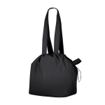 Sac à bandoulière en nylon avec fermeture à cordon réglable 135g/m² couleur noir première vue