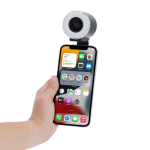 Anneau lumineux ventilateur en ABS avec support téléphone 500 mAh septième vue