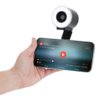 Anneau lumineux ventilateur en ABS avec support téléphone 500 mAh huitième vue