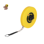 Mètre ruban avec manivelle et échelle en cm et en pouces 15 m