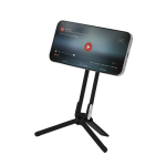 Support téléphone magnétique pliable, mousqueton et hauteur réglable quatrième vue