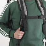 Support téléphone magnétique pliable, mousqueton et hauteur réglable vue d'ambiance