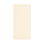 Carnet A5 à couverture rigide avec poche intérieure, pages lignées couleur naturel première vue