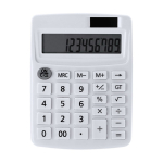 Calculatrice de bureau 12 chiffres avec arrêt automatique couleur blanc première vue