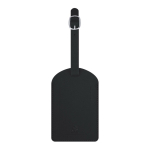 Identifiant de valise en similicuir avec boucle réglable couleur noir première vue