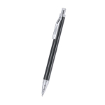 Stylo en aluminium recyclé avec détails transparents, encre bleue deuxième vue