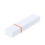 Surligneur fluorescent avec étui blanc et encre multicolore  troisième vue