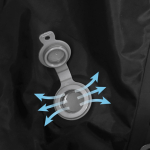 Sac à dos extensible en nylon sous vide avec pompe intégrée neuvième vue