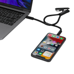 Bracelet en RPET avec câble de charge et transfert de données 60 W quatrième vue