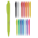 Stylo en plastique recyclé fabriqué en Italie, encre bleue