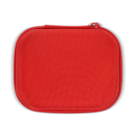 Trousse de premiers secours en caoutchouc souple, conforme normes UE couleur rouge troisième vue