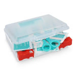 Trousse de premiers secours en plastique conforme aux normes UE couleur blanc