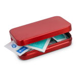 Trousse de premiers secours métallique conforme aux normes UE couleur rouge