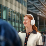 Casque sans fil avec réduction de bruit Philips 50 h couleur blanc septième vue