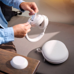 Casque sans fil avec réduction de bruit Philips 50 h couleur blanc huitième vue