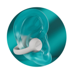 Écouteurs ouverts résistants à la transpiration de la marque Philips couleur blanc troisième vue