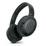 Casque avec coussinets doux et micro avec fonction muet couleur noir deuxième vue