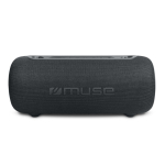 Enceinte Bluetooth avec lumière et sangle résistante à l’eau Muse 30 W couleur noir deuxième vue