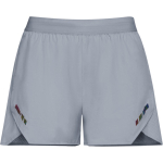 Short en polyester respirant pour femme, 110 g/m², Roly Direct Stratos couleur gris première vue d'usage