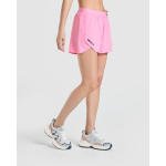 Short en polyester respirant pour femme, 110 g/m², Roly Direct Stratos couleur rose pastel troisième vue d'usage