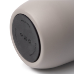 Gourde isotherme en acier inoxydable recyclé avec paille 500 ml couleur gris vue détaillée 4